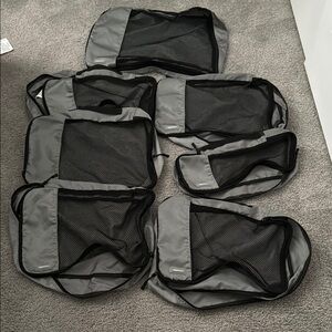 Gray Packing Cubes for Travel